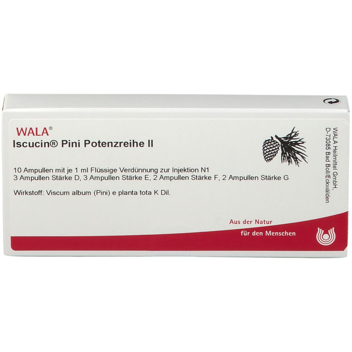 Iscucin pini Potenzreihe II Ampullen 10x1 ml