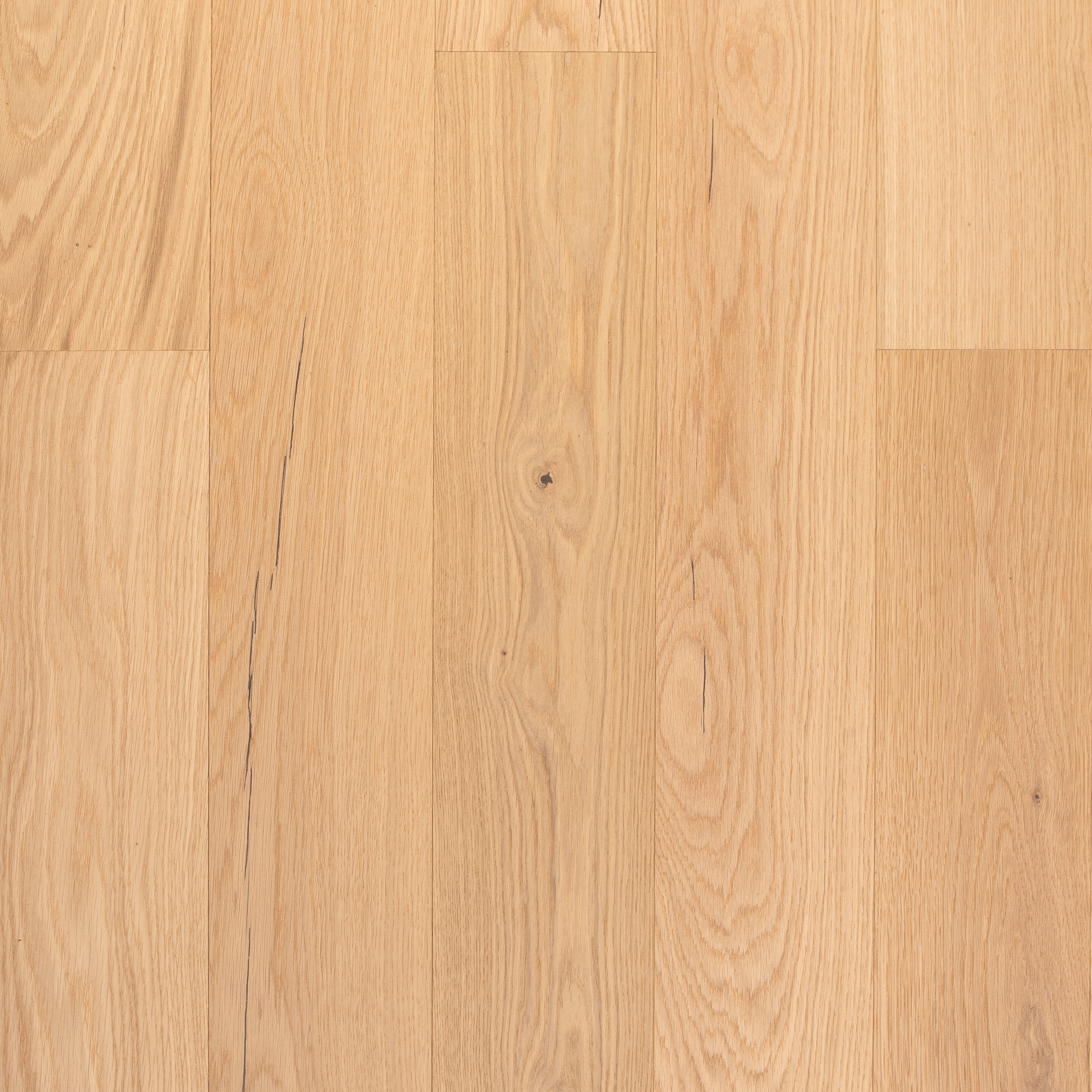 Luxury Flooring Natural Engineered Oak Brushed & Lacquered Flooring - 8mm x 1220mm x 152mm