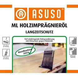 ASUSO Holzimprägnieröl Langzeitschutz - 2,5 Liter