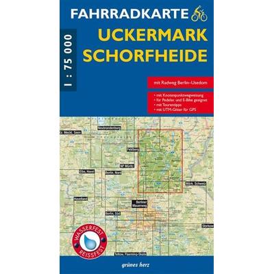 Fahrradkarte Uckermark, Schorfheide, Sonstige von , Grünes Herz, 978-3-86636-265-9