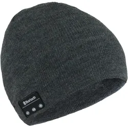 Digger Beanie: Stilvolle Kopfbedeckung mit Bluetooth Kopfhörer für Wärme und Stil in jeder Jahreszeit! - Grey