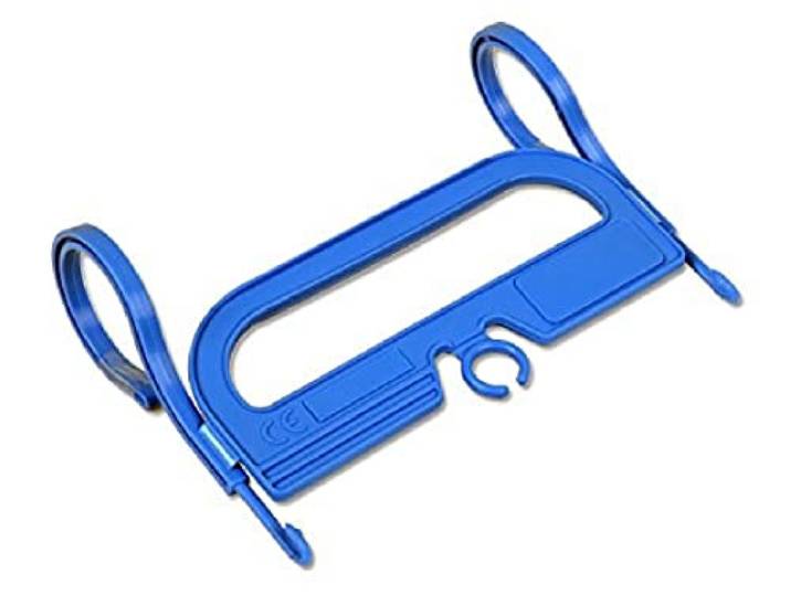 GIMA - Lose, blaue Haken für Urinbeutel, 200 Stücke