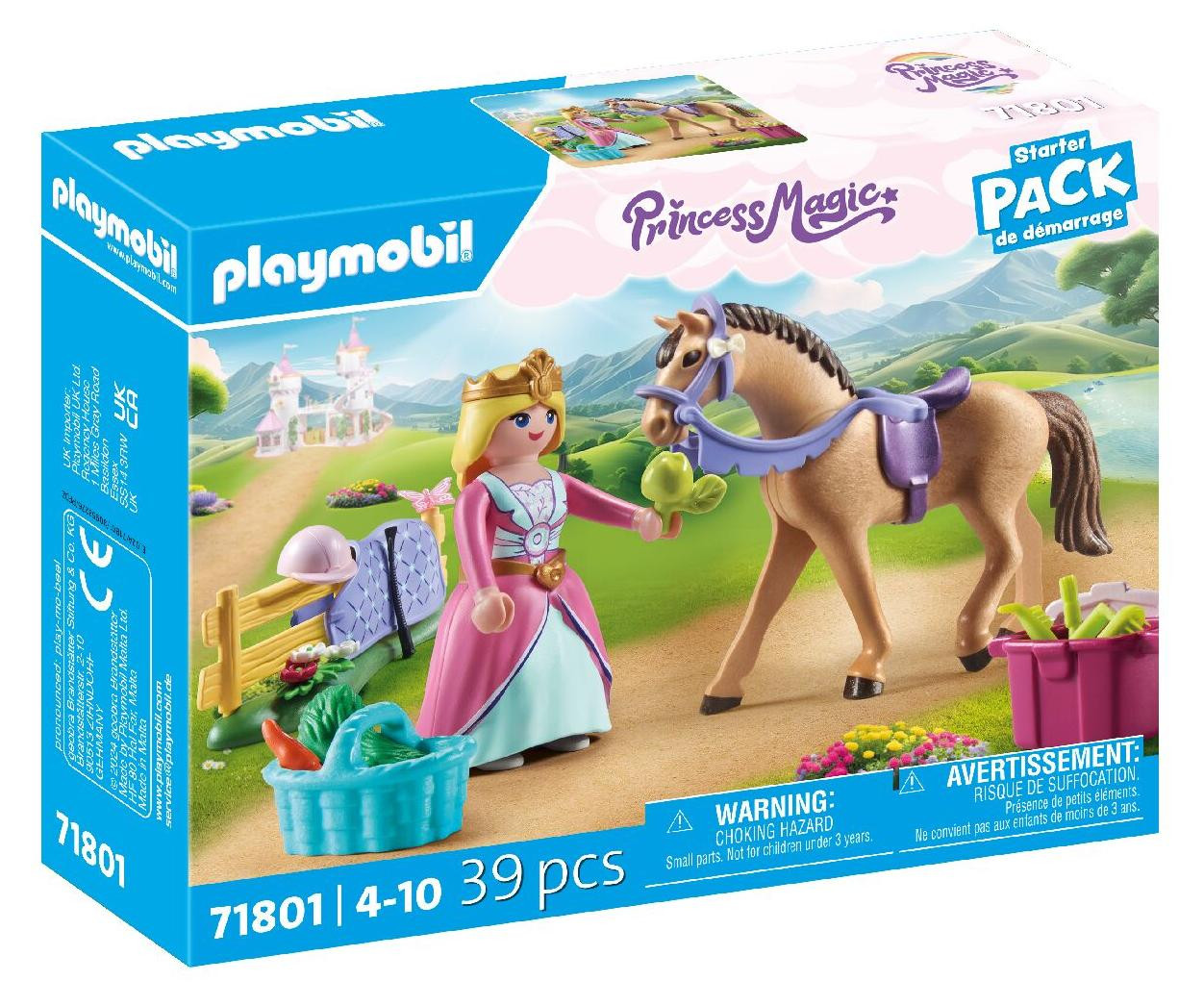 Playmobil Princess Magic Princess Rider met paard en rijuitrusting, 71801, 39 stuks