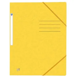 Oxford Eckspannmappe Top File+ A4 390g gelb