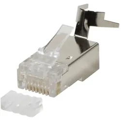 LogiLink RJ45-Modularstecker, Cat.8.1/Cat.6A, geschirmt, 50 Stück