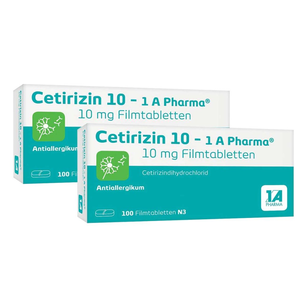 1 A Pharma GmbH Cetirizin 10-1A Pharma 08104667