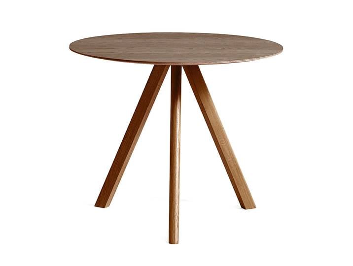HAY CPH20 2.0 Esstisch Ø90 cm Lacquered walnut