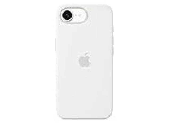 Apple Coque en Silicone pour iPhone 16e – Blanc