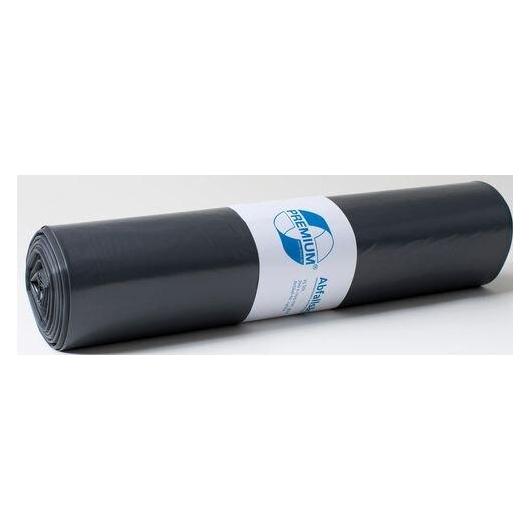 Deiss Müllsäcke 15018 120 L Schwarz LDPE (Weich-Polyethylen) 100 Mikron (25x, 120 l) (15018)