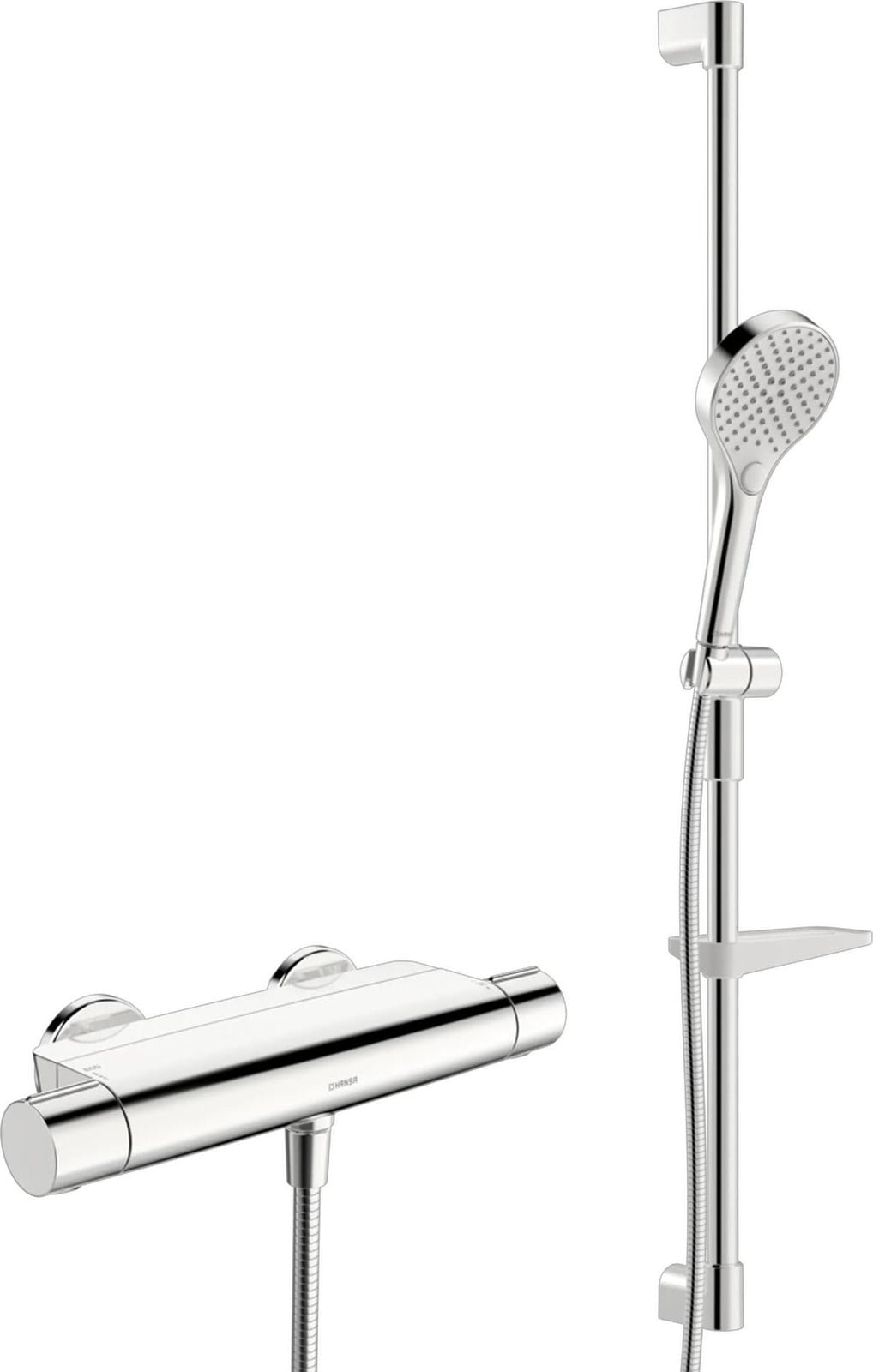 Hansa doucheset HANSAOPTIMA 4813 met douchekop, chroom