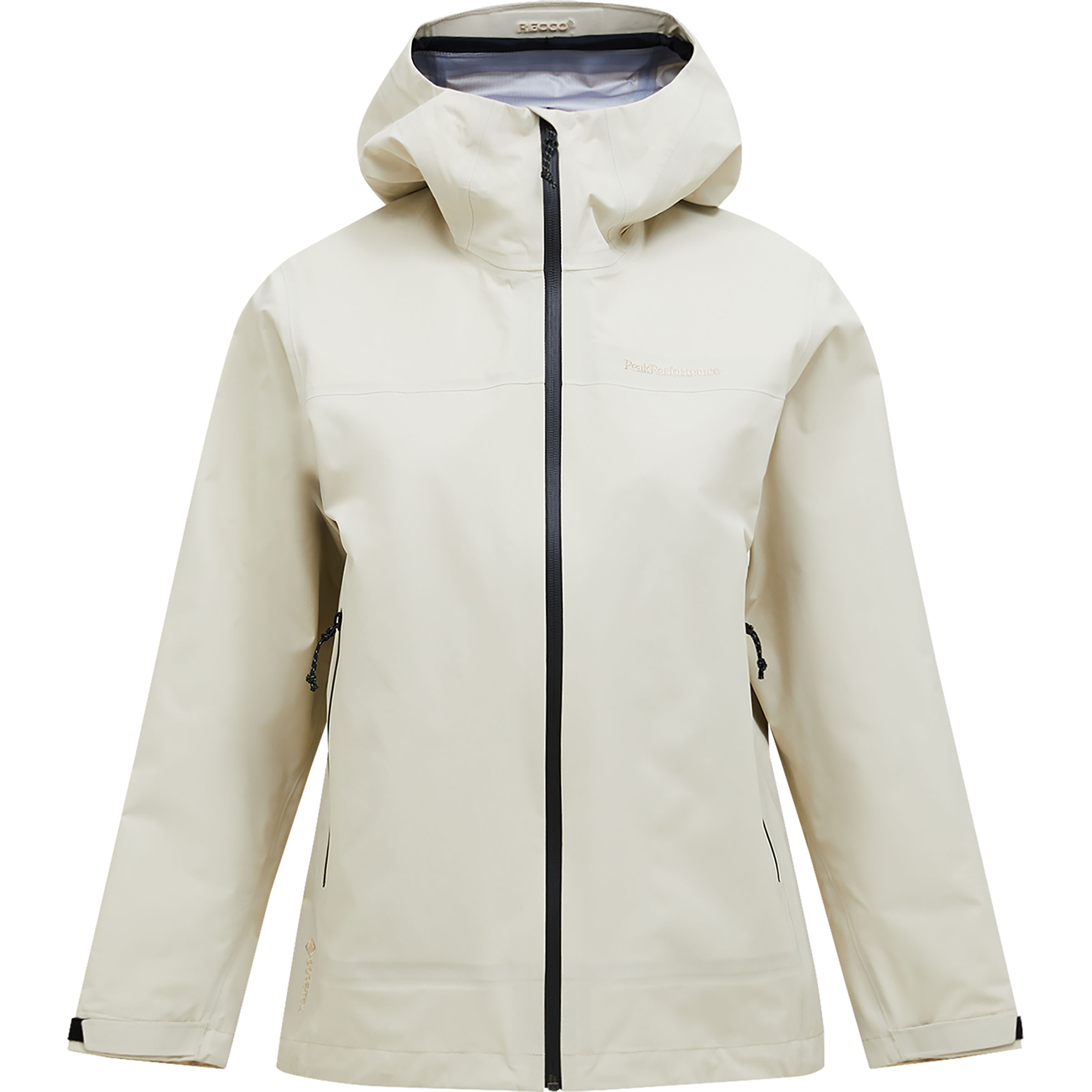 Peak Performance Treeline GTX 3L Damen Regenjacke beige Größe XS Trekking Wasserdicht Wasserabweisend