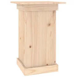 Helloshop26 - Blumenständer/Pflanzenständer 40 x 40 x 60 cm massives Kiefernholz braun 02_0045202
