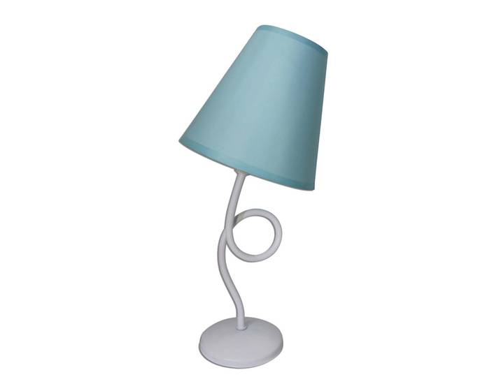 Näve lampe de table - textile/métal - abat-jour couleur : turquoise ; 3116199