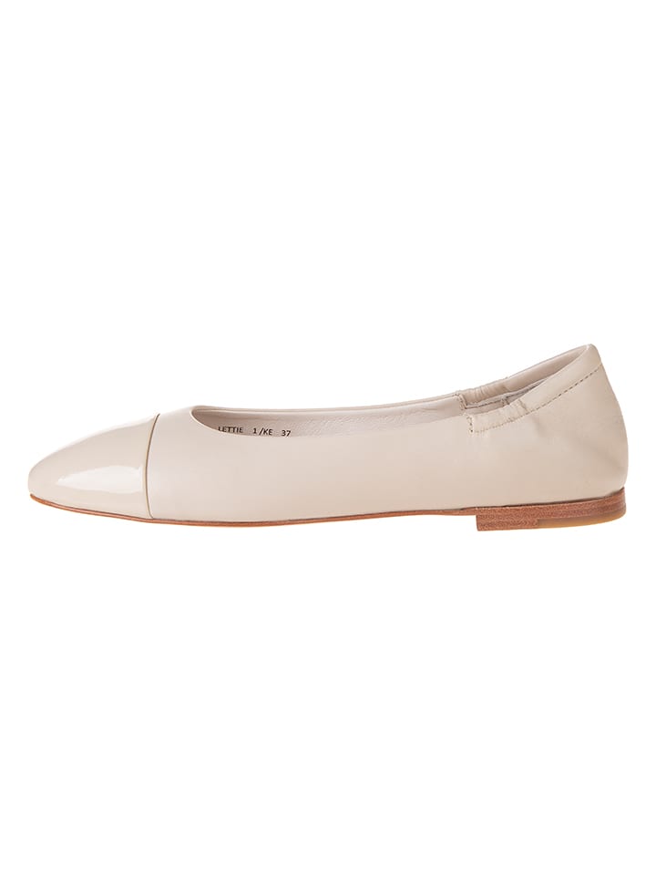 MELVIN & HAMILTON Leder-Ballerinas in Beige - 37