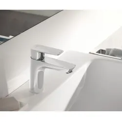 Kludi Pure&style Waschtischarmatur 403820575 chrom, mit Metall-Ablaufgarnitur