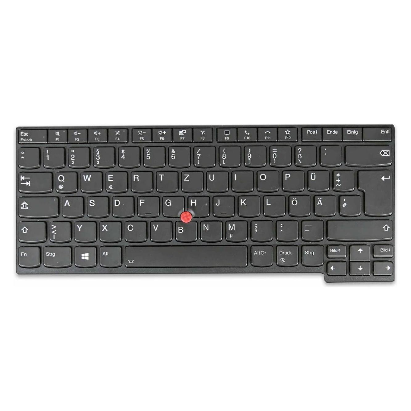 Lenovo Keyboard black with Backlight GER (5N20V43771)