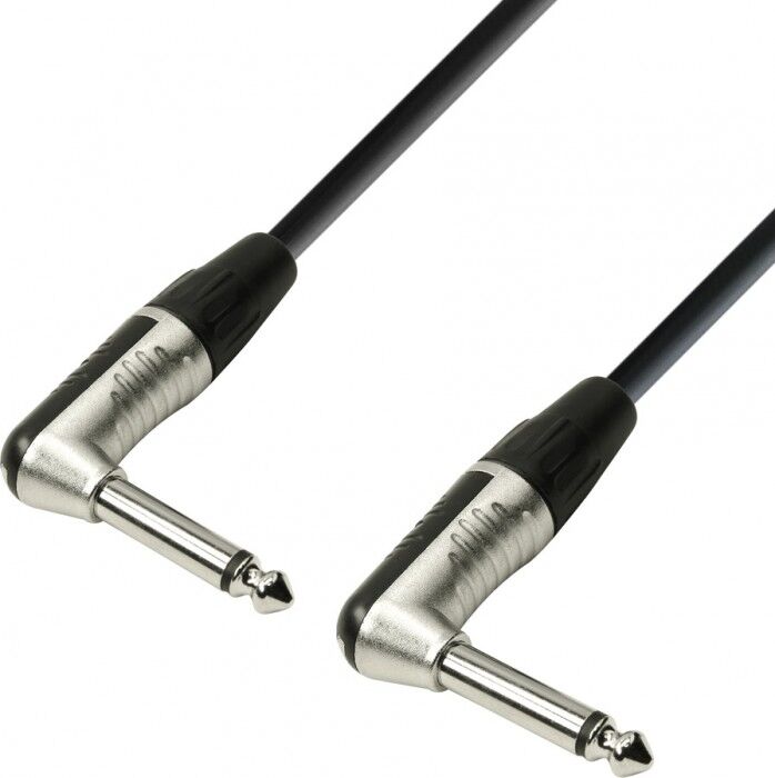 Adam Hall Cables K4 Irr 0060 Instrumentenkabel Rean 6,3 Mm Winkelklinke Mo