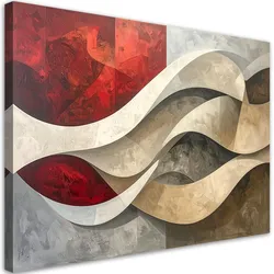 LEINWANDBILD 3D und geometrisch 100x70cm