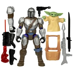 Hasbro - MixMashers Star Wars the Mandalorian and Grogu Custom Mix-And-Match Deluxe Action-Figur & Zubehör