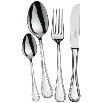 Besteck-Set "Ligato", silber (silberfarben), 24 Stk., Chromnickelstahl 18/10, PICARD & WIELPÜTZ SOLINGEN, Essbesteck-Sets, Made in Germany