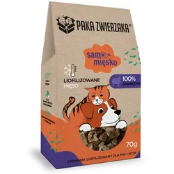 Paka Zwierzaka Gefriergetrocknete Delikatesse Samo Mięsko LAMM 70 g