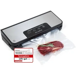 KLAMER Vakuumierer Automatisch Classic Pro 80 - Vakuumiergerät für trockene oder feuchte Lebensmittel und Sous Vide, inkl. Vakuumier-Beutel und Schla...
