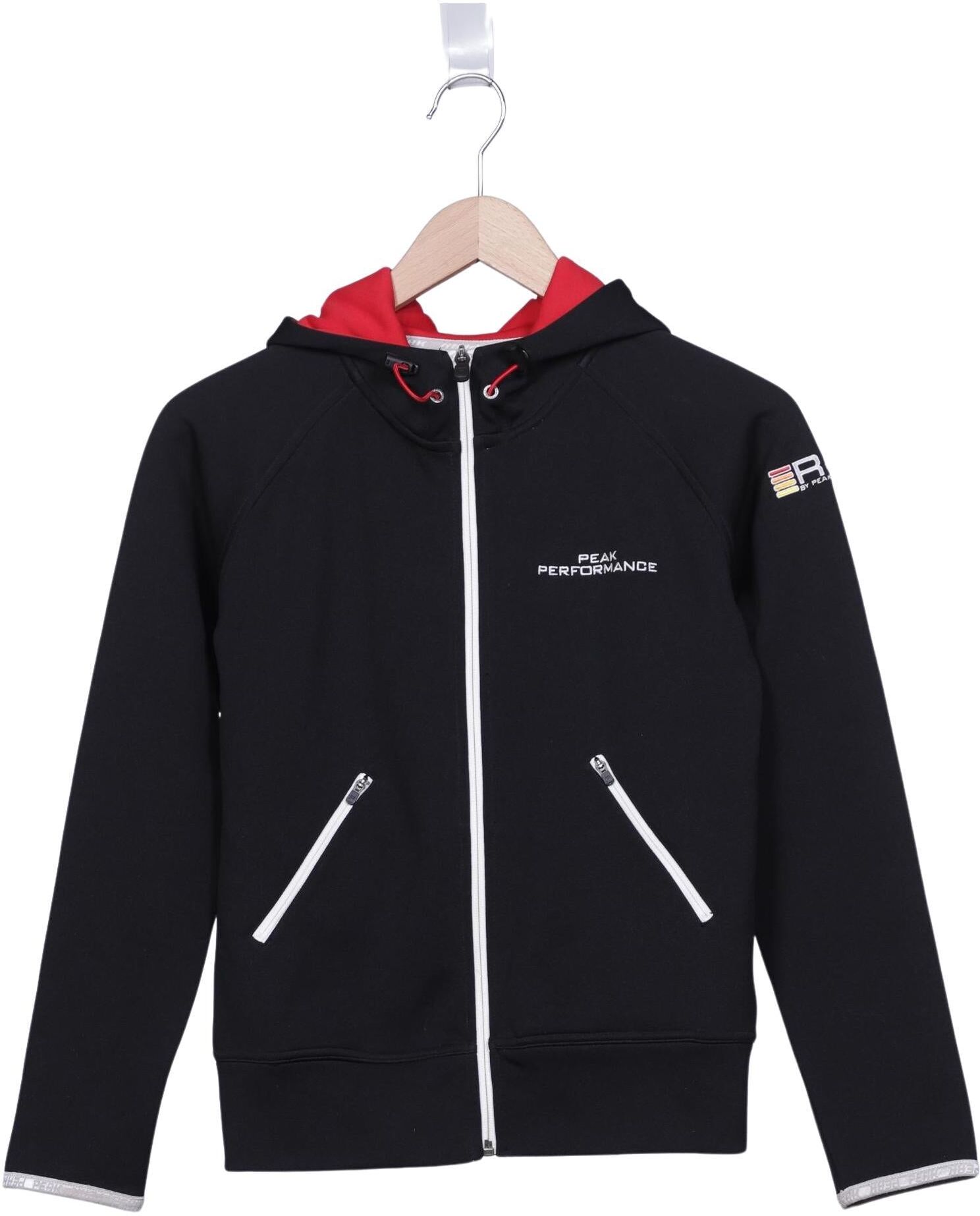 Peak Performance Damen Kapuzenpullover, Schwarz, Gr. S, Synthetik - Second Hand