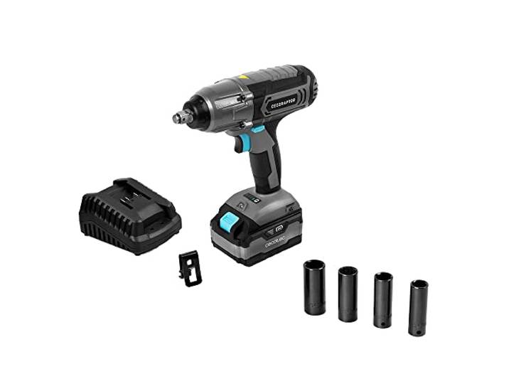 Cecotec CecoRaptor Perfect Impact 4020 Ultra Batterie 20 V 4000 mAh Vitesse sans Charge 2300 TR/Min\, Taux d'impact 3000 BPM\, Couple Max 400 Nm\, Mandrin de perceuse