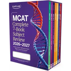 MCAT Complete 7-Book Subject Review 2026-2027, Set Includes Books, Online Prep, 3 Practice Test, Schulbücher von Kaplan Test Prep