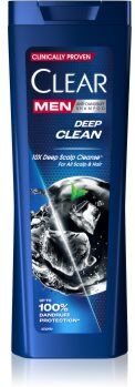 Clear Deep Clean champô de limpeza para homens 360 ml. Deep Clean