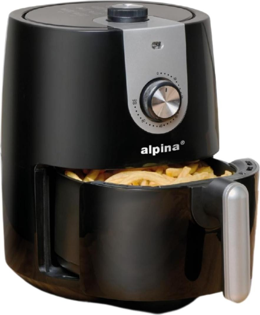 Dripio Heeteluchtfriteuse 2 liter, zwart