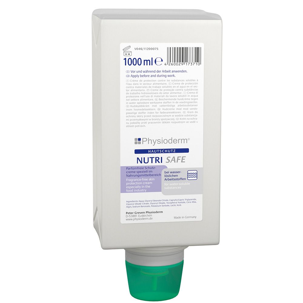 Physioderm Nutri Safe Creme 1000 ml