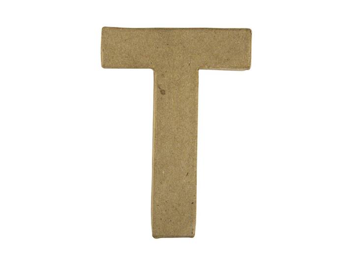 Rayher Pappmaché-Buchstabe T 15 × 10.5 × 3 cm