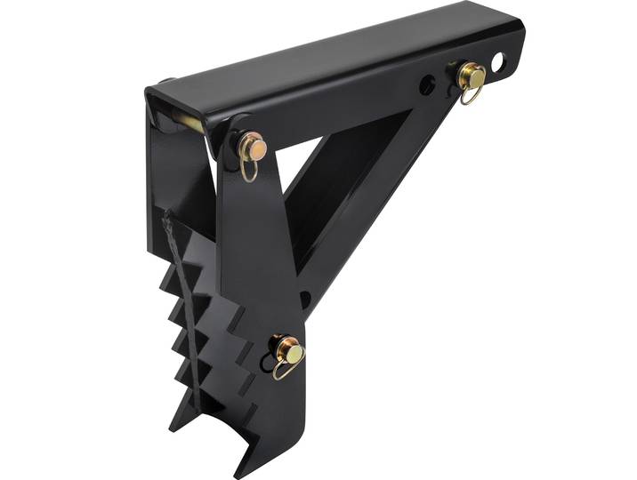 VEVOR Pouce de pelle 45\,72 cm\, épaisseur de dent 1\,27 cm\, pouce de pelle robuste\, embouts de pouce soudables en acier noir avec design de vis de 12 mm\, pouce mécanique réglable pour pelles/excavateurs