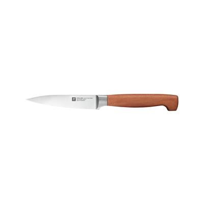 Brotmesser ZWILLING "**** VIER STERNE Wood", braun, Klingenlänge 20cm, Holz, Spezialklingenstahl, Kochmesser, Brotmesser, Made in Germany, Eigehärtete Klinge, FSC-Zertifizitiertes Holz