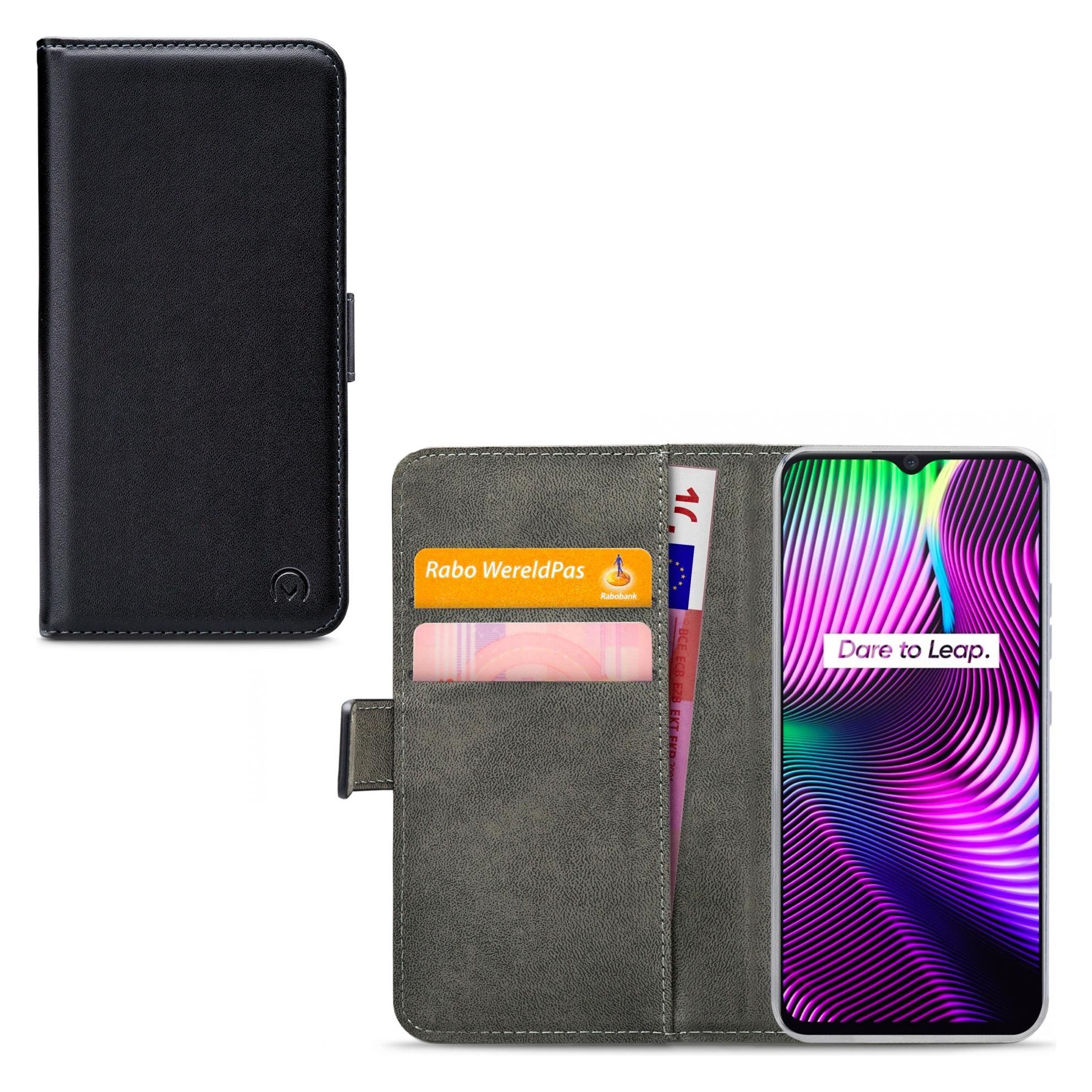 Mobilizera Mobilize Classic Gelly Wallet Book Cover Til Realme 7i/C12/C15 Sort (Realme 7i) (27027)
