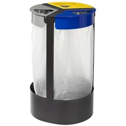 CITWIN ESSENTIEL Rossignol 3-fach Halterung grau,blau,gelb zum Aufstellen oder Befestigen in Grau, Blau, Gelb