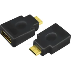 LOGILINK AH0009 - HDMI Adapter, HDMI Buchse auf Mini HDMI Stecker