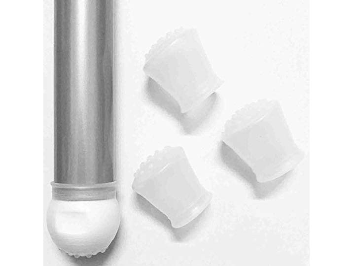 ZARPMA Kinderstoel Voeten Siliconen Cover voor IKEA Antilop Kinderstoel Anti-Slip voor Stoel 4 Pcs (Wit)