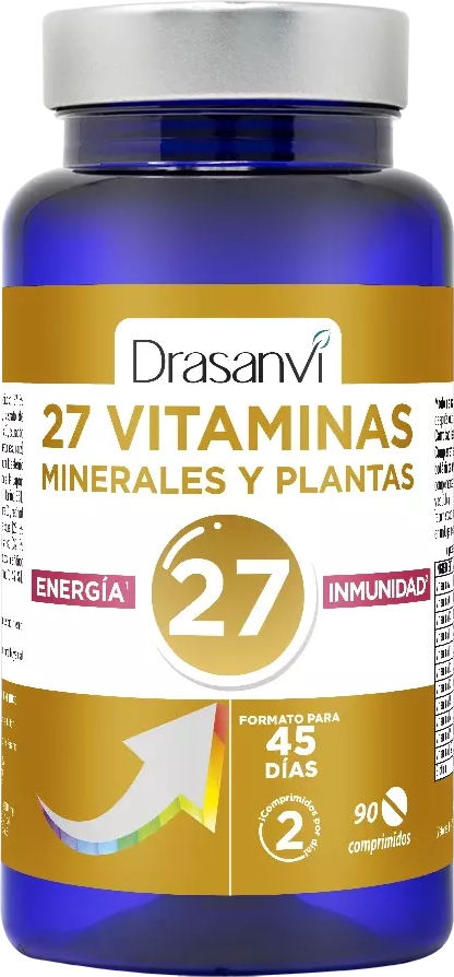 Drasanvi 27 Vitamins + Minerals Energy & Immunity 90 Capsules