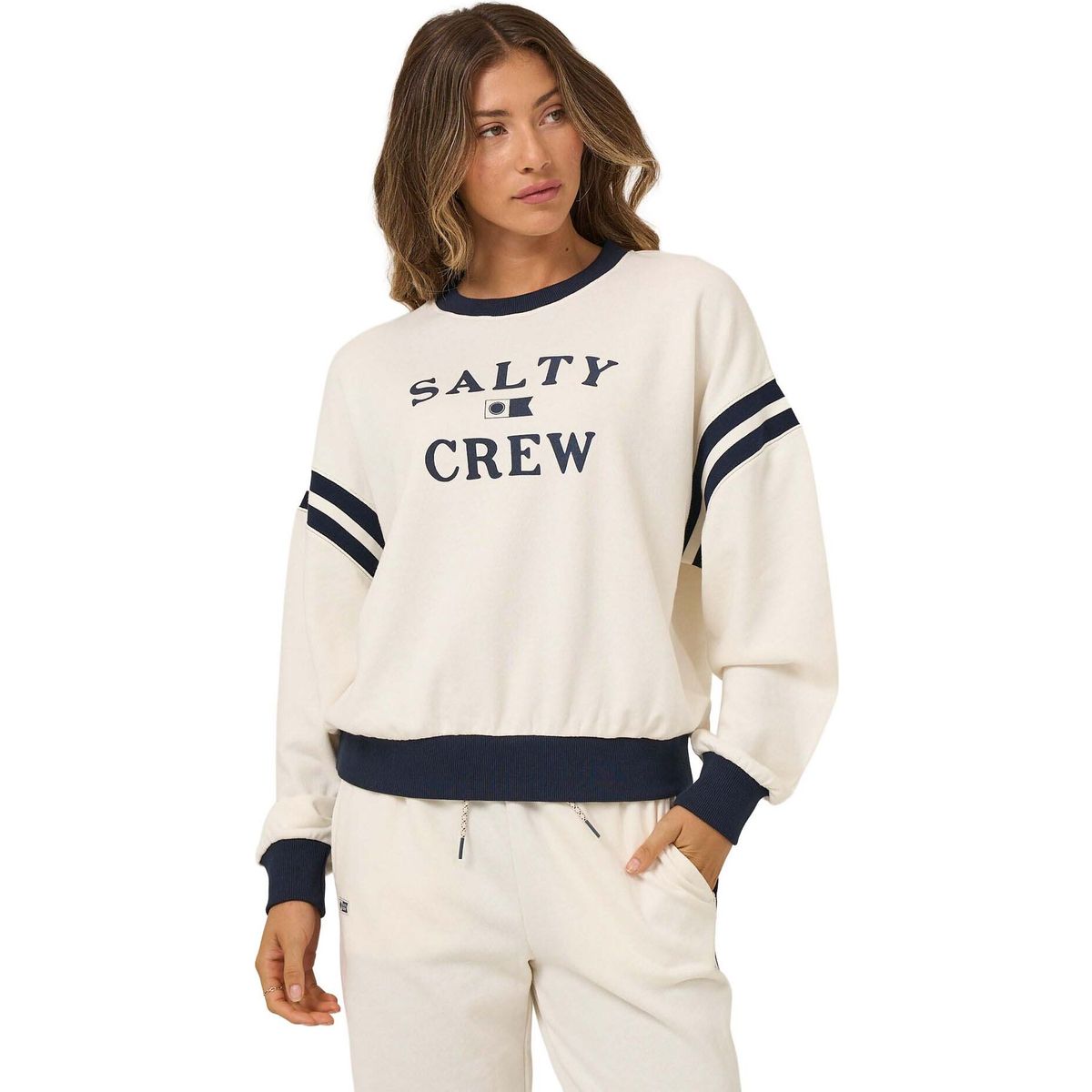 Salty Crew Maritime Crew off white (OFF) XS 20335501W-OFF-XS