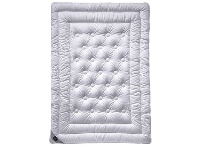 Billerbeck Vierjahreszeitendecke, Weiss, Textil, Füllung: Baumwollfüllung, 160x210 cm, Made in Switzerland, feuchtigkeitsregulierend, Heimtextilien, Kopfkissen & Duvets, Duvets, 4 Jahreszeiten Bettdecken