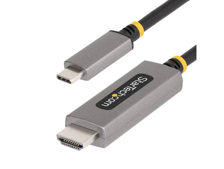StarTech.com Câble Adaptateur USB-C vers HDMI de 3m, 8K 60Hz, 4K 144Hz, HDR10, Câble Vidéo USB Type-C vers HDMI 2.1, Compatible USB-C DP Alt Mode/USB4