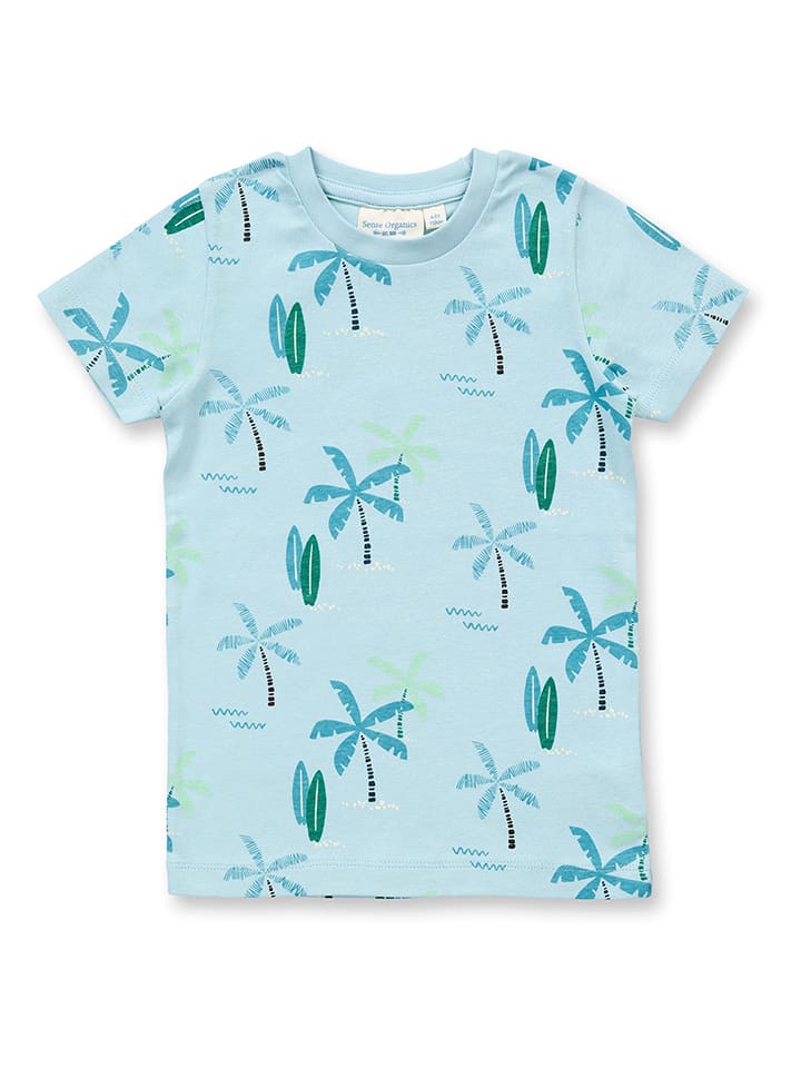 Sense Organics Pyjama "Kafka" in Hellblau - 116