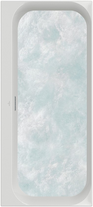 Villeroy & Boch Loop & Friends rechteckige Badewanne, mit Whirlpoolsystem Special Combipool Active ( UAP170LSF2B2VRW