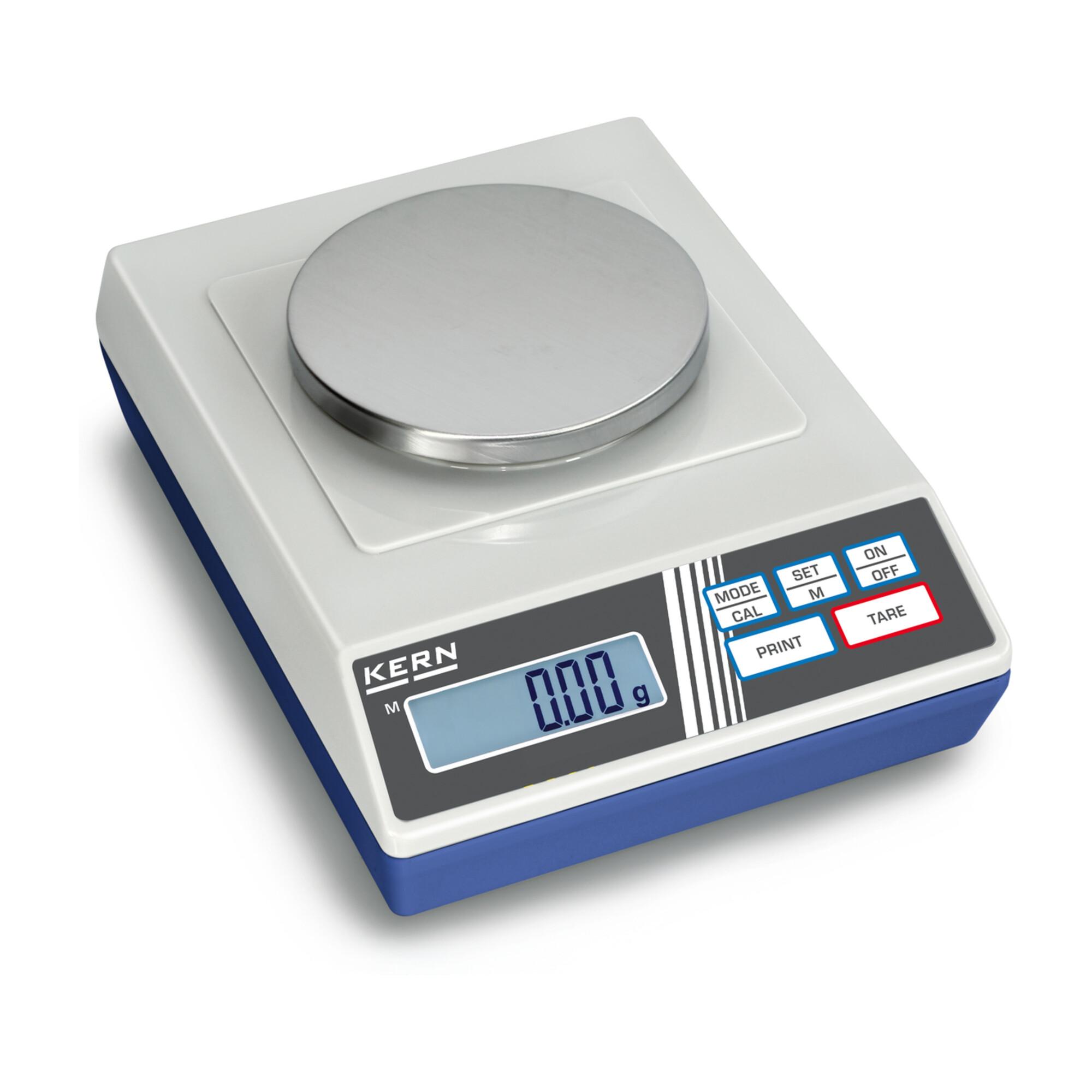 Kern Präzisionswaage 440-35A+C kalibriert, Wägebereich 600 g, Ablesbarkeit 0,01 g ; KERN & Sohn)