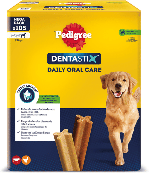Pedigree Dentastix Multipack Razas Grandes 105 uds
