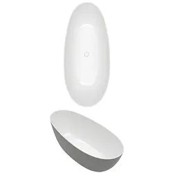 Villeroy und Boch Badewanne Antao 1700x750x500mm Q170TAO7F2BCV01 Freistehend Colour On Demand Weiß Alpin