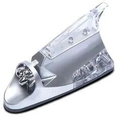 Useful Little Things AeroFlow Wind Powered Kinetic Roof Light Accessory silver Shell
