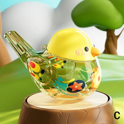 Friendly Fresh Finds Colorful Bird Water Whistle Pipe Fun ABS Bird Toy For Kids, Perfect For Birthdays yellow